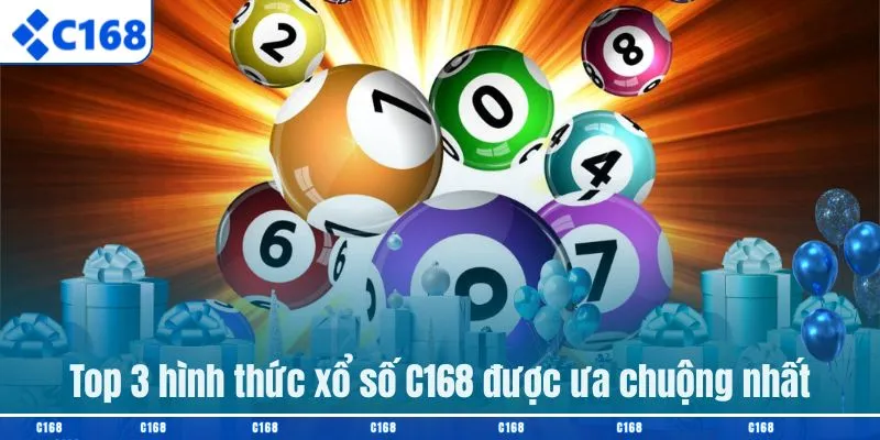 Top 3 hình thức xổ số C168 được ưa chuộng nhất